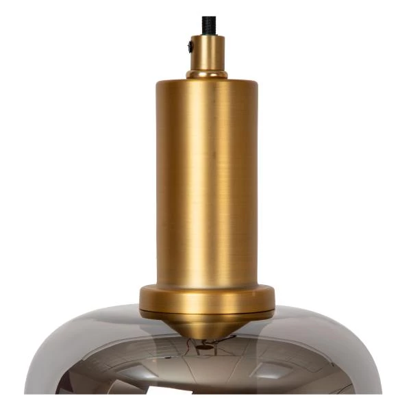 Lucide JOANET - Pendant light - Ø 16 cm - 1xE27 - Smoke Grey - detail 2